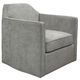 Elements International Hamlin Cement Swivel Chair-0