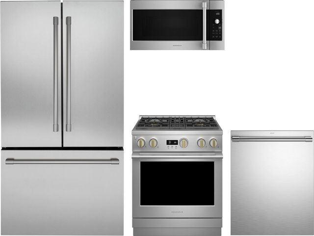 Monogram® 4 Piece Stainless Steel Gas Kitchen Package-0