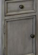 StyleCraft Vintage Gray 1-Drawer Side Table with Door-1
