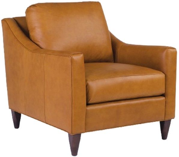 Smith Brothers Customizable 261 Leather Chair-0