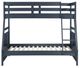 Homelegance® Sloane Navy Blue Twin/Full Bunk Bed-4
