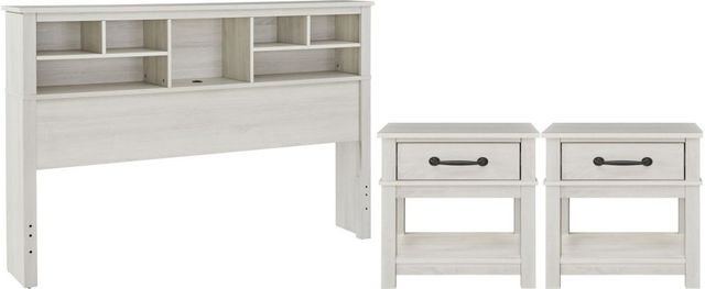 Signature Design by Ashley® Dorrinson 3-Piece White Queen Storage Bed Set-0