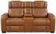 Homelegance® Apex Brown Double Power Reclining Console Loveseat-2