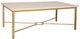 Ella Home Ella Carrera Marble Top Coffee Table with Metal Base-0