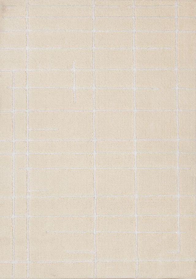 Kalora Interiors Sully Cream/White 5'x8' Area Rug-0