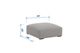 iAmerica Woodland Thunder Grey Ottoman-1