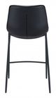 Zuo Modern Magnus Set of 2 Black Bar Chairs-4