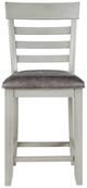Steve Silver Co. Hyland 5-Piece Charcoal/Stone Gray Counter Dining Set-3