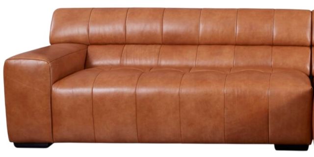 Leather Italia™ Cambria Irvine 2-Piece Saddle Sein Right Arm Facing Sectional and Chaise-1