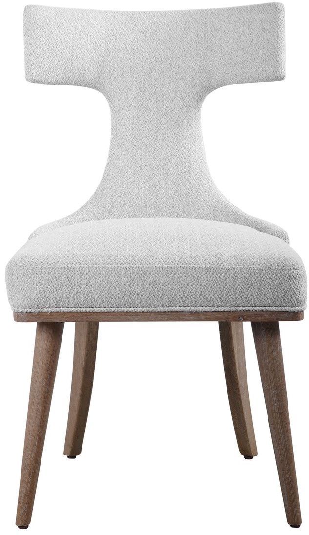 Uttermost® Klismos Oak/Off-White Side Chair-3