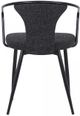 Armen Living Francis Black Dining Chair-4