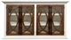 Million Dollar Rustic San Antonio Brown/White Oval Door Buffet-0
