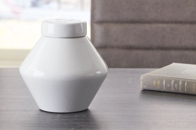 Signature Design by Ashley® Domina White 9" Jar-2