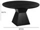 TOV Furniture Nolan Black Round Dining Table-2
