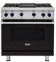Viking® 7 Series 36" Onyx Pro Style Liquid Propane Gas Range-0