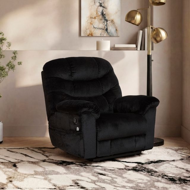 Signature Design by Ashley® Linenfield Onyx Zero Wall Manual Recliner-1