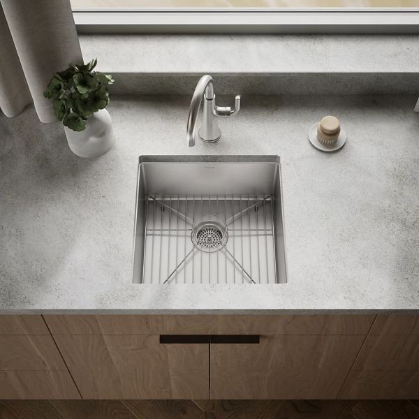 KOHLER® Strive® Stainless Steel 18" Undermount Single-Bowl Bar Sink-1