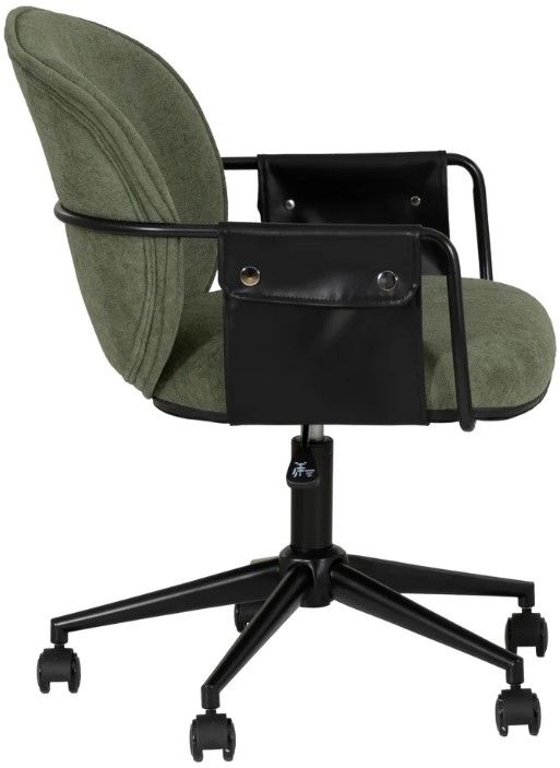 Linon Kamryn Olive Green Office Chair-4