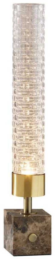 Adesso® Harriet Brown LED Table Lantern-0