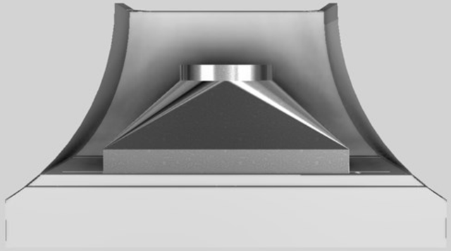 Vent-A-Hood® Designer Series 54" Stainless Steel Wall Mounted Range Hood-3