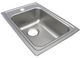 Elkay Lustertone® Classic Lustruous Satin 15" x 22" 1-Hole Single Bowl Drop-in ADA Sink-0