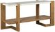 Magnussen Home® Carrington Granite Top Honey Wheat Rectangular Sofa Table-0