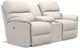 La-Z-Boy® Brooks Hemp Power Reclining Loveseat with Headrest and Console-1