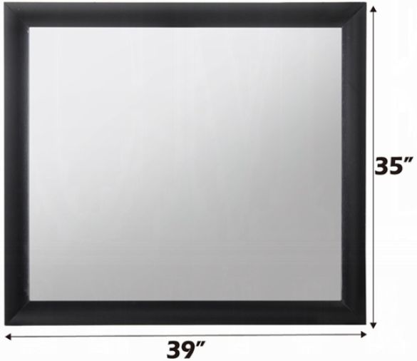 ACME Furniture Ireland Black Dresser Mirror-1