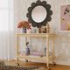 TOV Furniture Coralie Black Round Wall Mirror-1