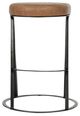 Classic Home Sawyer Black/Chestnut Brown Counter Stool-1