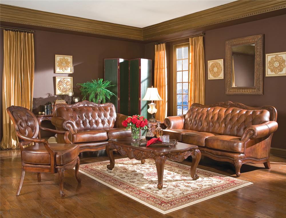 Coaster Victoria Brown Sofa