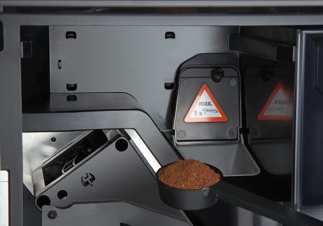 Miele CVA 6401 24" Brilliant White Built-in Coffee Machine-2