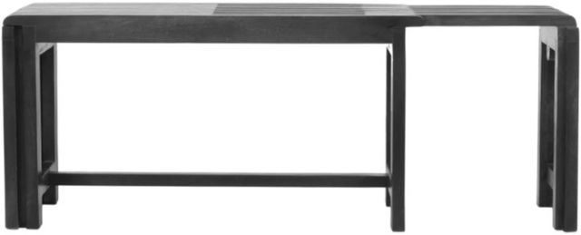 Jofran Inc. Global Archive Bradford Gray Extendable Bench-3