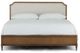 Magnolia Home by Joanna Gaines Corinne Brown Upholstered King Panel Bed-1