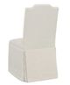 Fairfield® Customizable Entree Dining Empire Short Back Skirted Dining Chair with Tobacco Legs-3