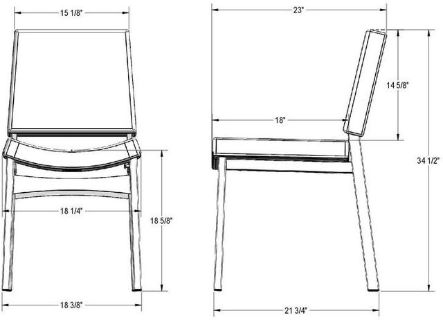 Amisco Customizable Kendra Dining Side Chair-2
