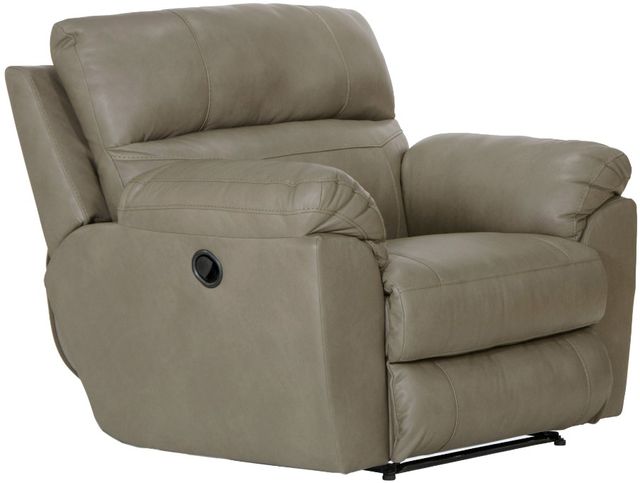 Catnapper® Costa Putty Leather Lay Flat Recliner