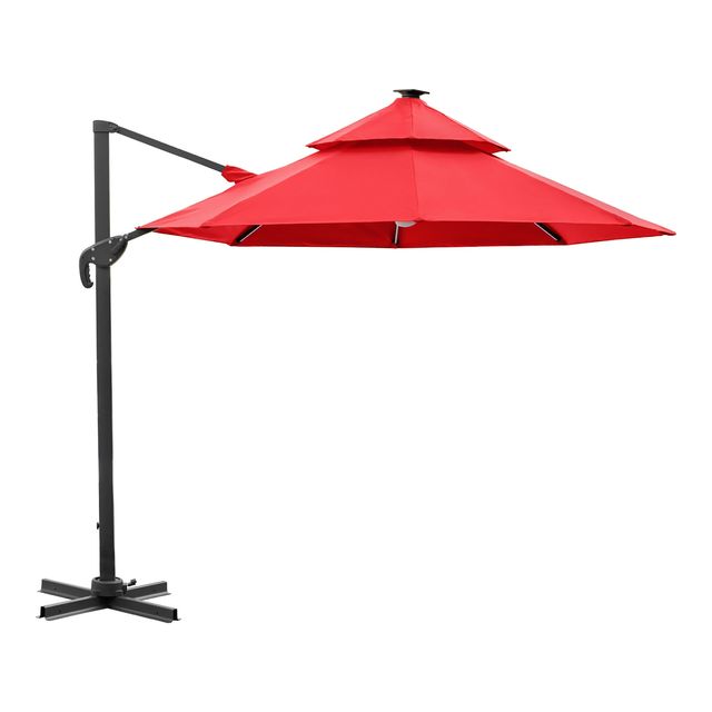 10' cantilever patio umbrella 10' x 10' Custom Velencia 90 Cantilever | Umbrellas