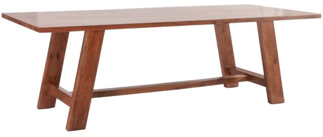 Home Trends & Design Savannah Cinnamon Brown Dining Table-0