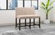 Modus Furniture Yosemite Beige/Black Counter Banquette-1