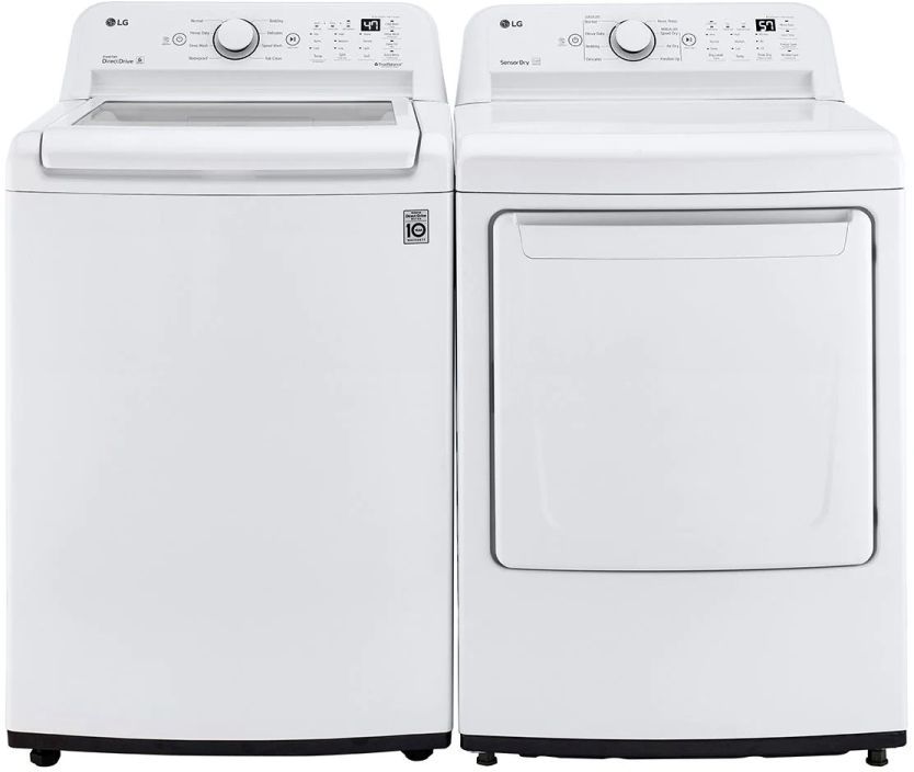 LG White Laundry Pair