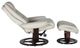 BarcaLounger® Jacque Roman-Ivory Manual Recliner and Ottoman Set-1