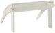Linon Adirondack White Wooden Outdoor Ottoman-4