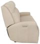 Fairfield® Ashley Khaki Power Reclining Sofa-4