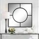 Uttermost® Spurgeon Satin Black Window Mirror-1