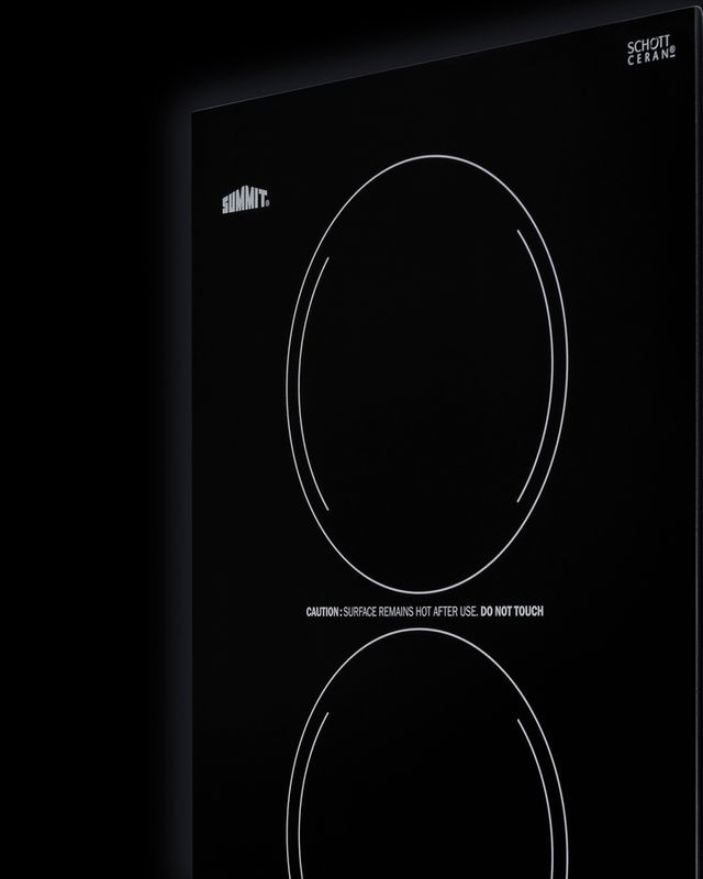 Summit® 12" Black Electric Cooktop-2