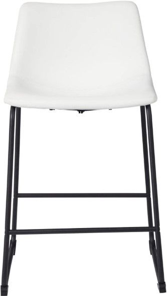 Signature Design by Ashley® Centiar White Counter Stool-1