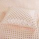 Olliix by Intelligent Design Blush/Gold Queen Metallic Dot Printed Sheet Set-1