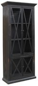 Cottage Creek Furniture Baillie Black/Distressed Brown Tint Showcase-0