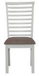 Liberty Furniture Brook Bay 5-Piece Carbon Gray/Textured White Trestle Dining Set-4